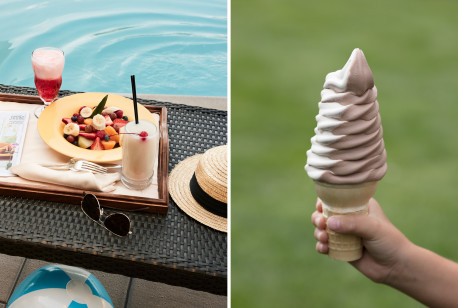 The Little America Hotel Photography, Pool, Ice cream